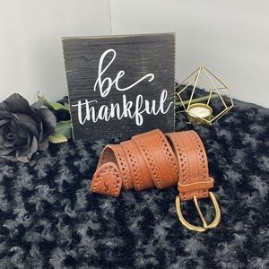 Hollister Brown Leather Belt